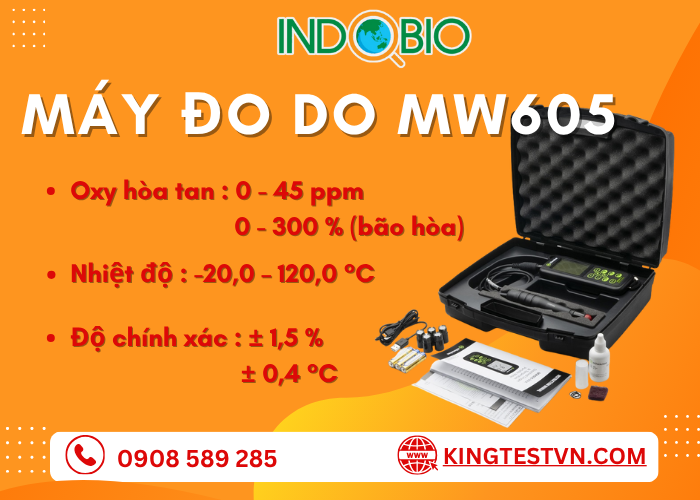 Máy đo oxy hòa tan Milwaukee MW605